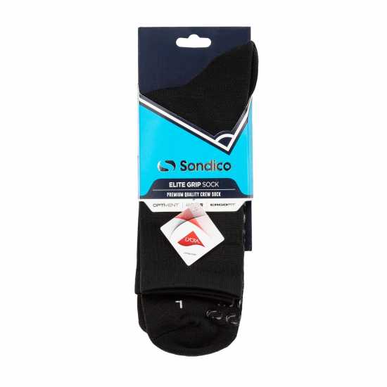 Sondico Elite Grip Socks Jr Черно Детски чорапи