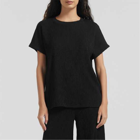 Be You Co-Ord Set Черно Дамски къси панталони