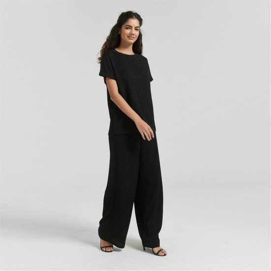 Be You Co-Ord Set Черно Дамски къси панталони