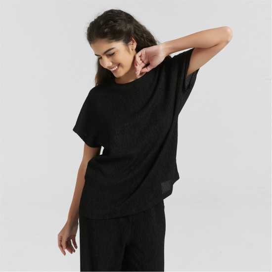 Be You Co-Ord Set Черно Дамски къси панталони