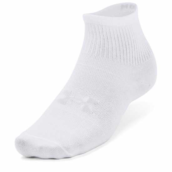Детски чорапи Under Armour Armour Ua Essential 3Pk Qtr Yth Trainer Sock Unisex Kids Бяло Under Armour Armour Ua Essential 3Pk Qtr Yth Trainer Sock Unisex Kids Бяло Детски чорапи