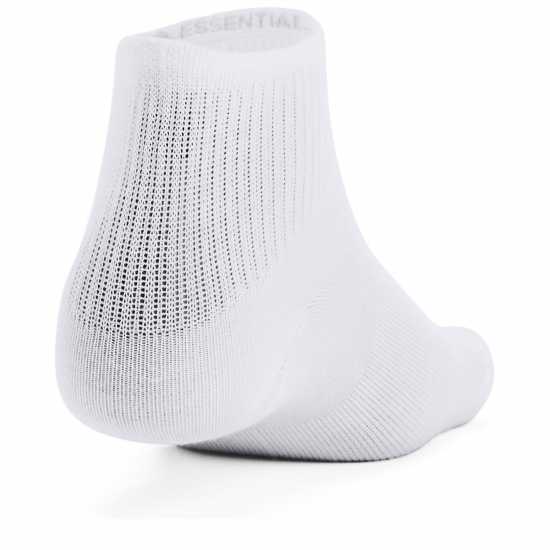 Детски чорапи Under Armour Armour Ua Essential 3Pk Qtr Yth Trainer Sock Unisex Kids Бяло Under Armour Armour Ua Essential 3Pk Qtr Yth Trainer Sock Unisex Kids Бяло Детски чорапи