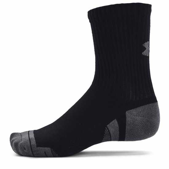 Under Armour Adults Performance Cotton Mid Trainers Sock Under Armour Adults Performance Cotton Mid Trainers Sock