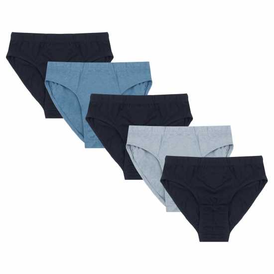 Giorgio 5Pk Slip Brf Sn Синьо 