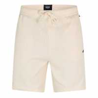 Boss Men's Embroidered Waffle Pyjama Shorts Open White Boss Men's Embroidered Waffle Pyjama Shorts Open White
