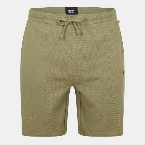Boss Embroidered Waffle Pyjama Shorts Boss Embroidered Waffle Pyjama Shorts