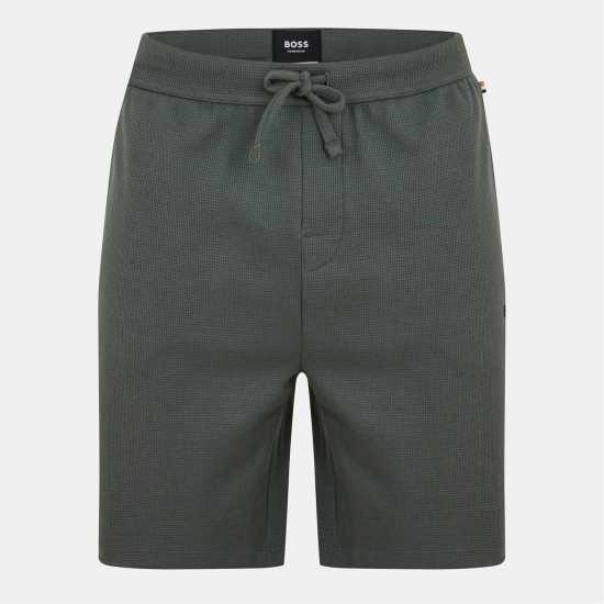 Boss Embroidered Waffle Pyjama Shorts Boss Embroidered Waffle Pyjama Shorts