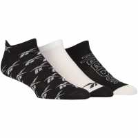 Reebok Sports Essentials Low Cut Pull Up Trainer Socks Blk/Wht/Blk Reebok Sports Essentials Low Cut Pull Up Trainer Socks Blk/Wht/Blk
