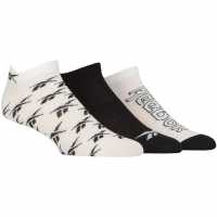 Reebok Sports Essentials Low Cut Pull Up Trainer Socks Wht/Blk/Wht Reebok Sports Essentials Low Cut Pull Up Trainer Socks Wht/Blk/Wht
