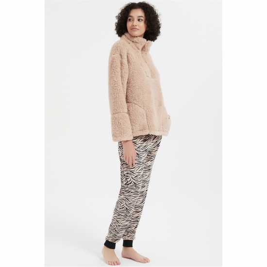 Linea Animal Quarter Zip Lounge Set  