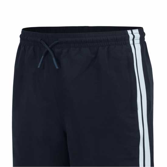 Lonsdale Тъкани Мъжки Шорти Stripe Woven Shorts Mens Черно 