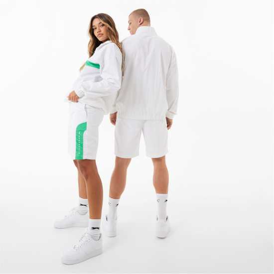 Slazenger Ft. Aitch Contrast Short White Мъжко облекло за едри хора