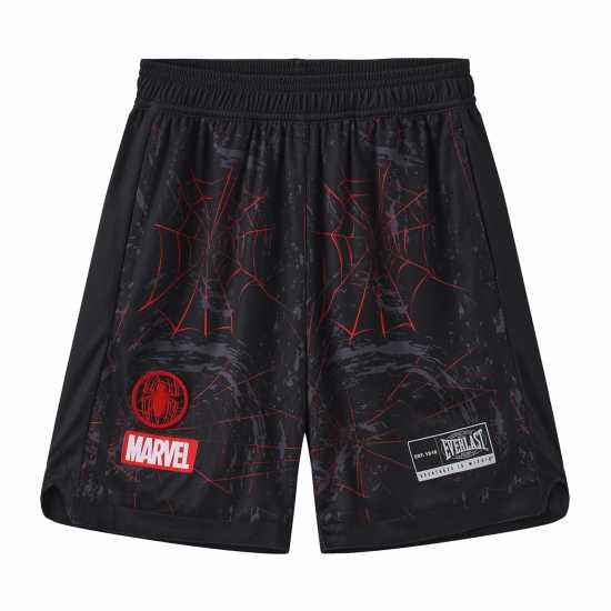 Детски Шорти Everlast Spiderman Shorts Juniors Черно Детски къси панталони
