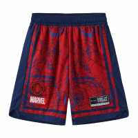 Детски Шорти Everlast Spiderman Shorts Juniors Червено Детски къси панталони