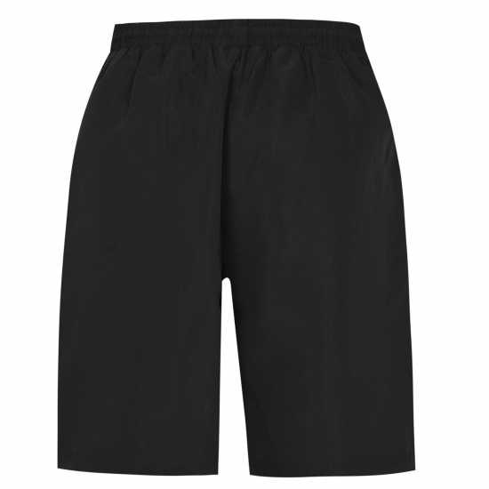Slazenger Men's Performance Woven Shorts Black Мъжко облекло за едри хора