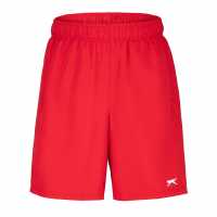 Slazenger Mens Woven Shorts Red 