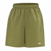 Slazenger Mens Woven Shorts Khaki 