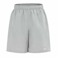 Slazenger Mens Woven Shorts Light Grey 
