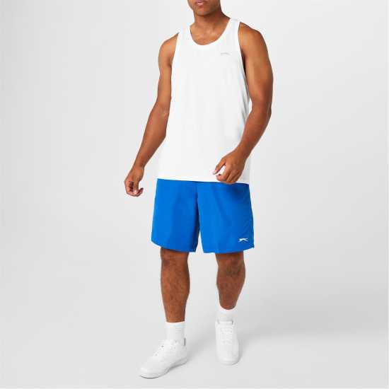Slazenger Mens Woven Shorts Кралско синьо2 