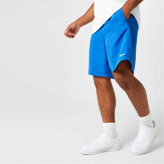 Slazenger Mens Woven Shorts Кралско синьо2 