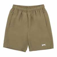 Slazenger Woven Shorts Хаки Детски къси панталони