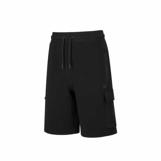 Everlast Мъжки Къси Панталони С Джобове Premium Cargo Shorts Mens Black Мъжко облекло за едри хора
