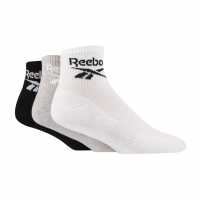 Reebok 3P Ankle Sock 00 Wht/Gry/Blk Мъжки чорапи