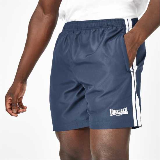 Lonsdale Тъкани Мъжки Шорти 2S Woven Shorts Mens Navy Мъжко облекло за едри хора