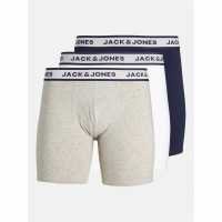 Jack And Jones Solid Boxer Briefs Mens Plus Size Lt Grey Melange Jack And Jones Solid Boxer Briefs Mens Plus Size Lt Grey Melange