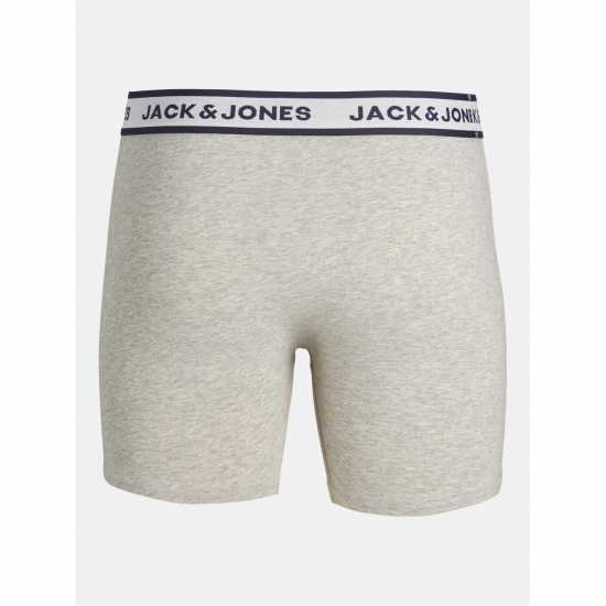 Jack And Jones Solid Boxer Briefs Mens Plus Size Lt Grey Melange Jack And Jones Solid Boxer Briefs Mens Plus Size Lt Grey Melange