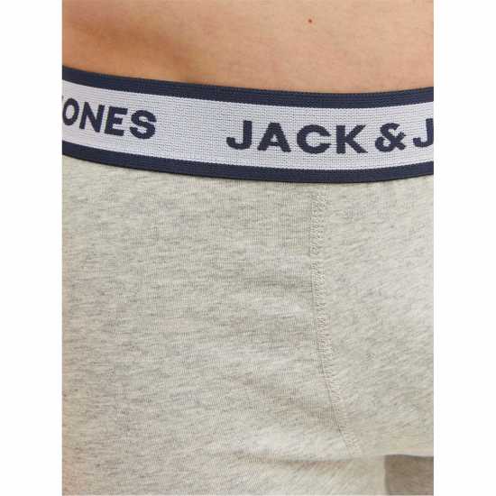 Jack And Jones Solid Boxer Briefs Mens Plus Size Lt Grey Melange Jack And Jones Solid Boxer Briefs Mens Plus Size Lt Grey Melange