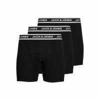 Jack And Jones Solid Boxer Briefs Mens Plus Size Black Jack And Jones Solid Boxer Briefs Mens Plus Size Black