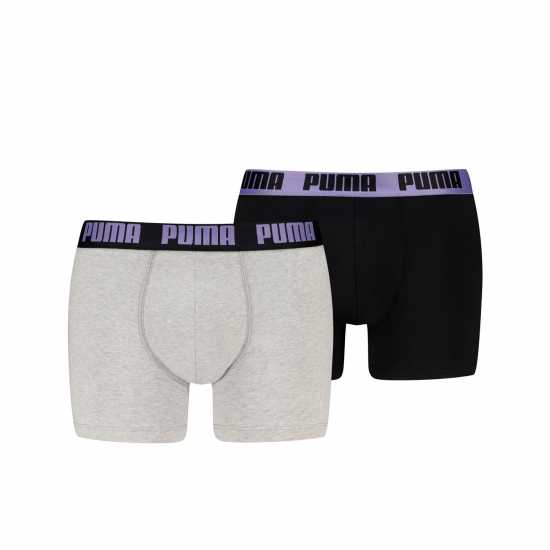 Puma Basic Boxer Underwear Сиво/Лилаво 