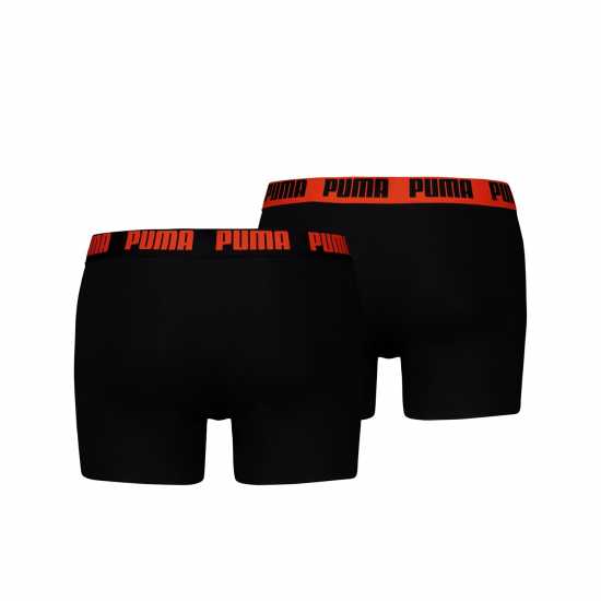 Puma Basic Boxer Underwear Черно/Оранжево Puma Basic Boxer Underwear Черно/Оранжево