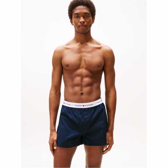 Tommy Hilfiger 2 Pack Woven Boxer Shorts  