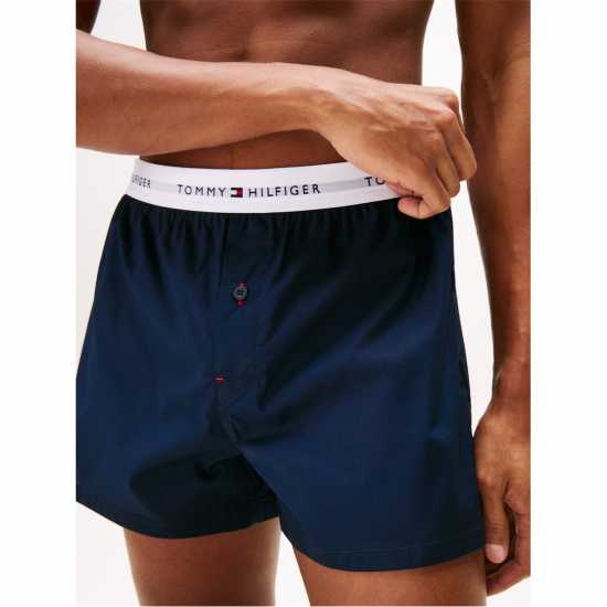 Tommy Hilfiger 2 Pack Woven Boxer Shorts  