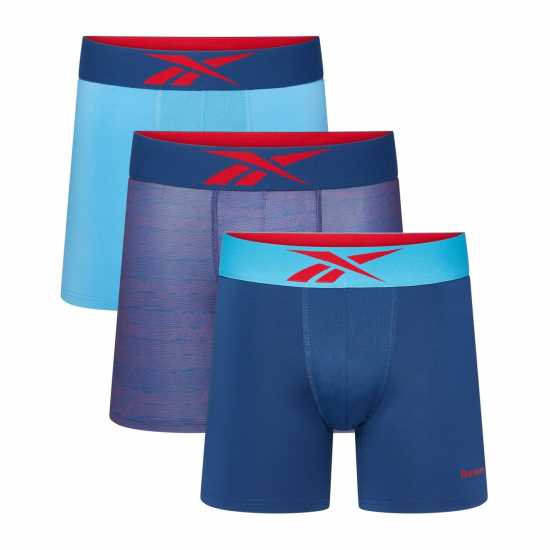 Reebok Mens 3 Pack Trunks Muir Reebok Mens 3 Pack Trunks Muir