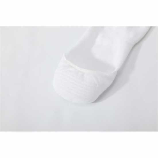 Мъжки чорапи Firetrap 3Pk Invisible Sock Бяло Firetrap 3Pk Invisible Sock Бяло Мъжки чорапи