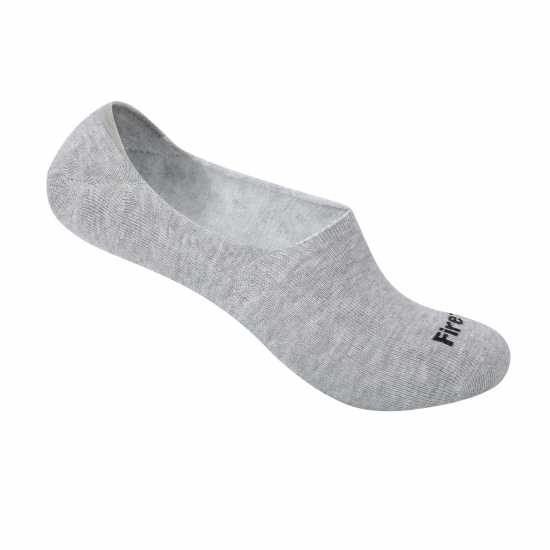 Firetrap 3Pk Invisible Sock Черно/Бяло/Сиво Мъжки чорапи