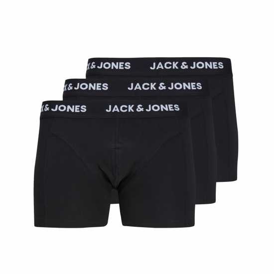 Jack And Jones Anthony 3-Pack Boxer Trunk Mens Black Мъжко бельо