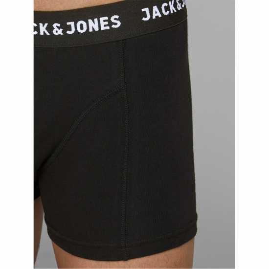 Jack And Jones Anthony 3-Pack Boxer Trunk Mens Черно Мъжко бельо