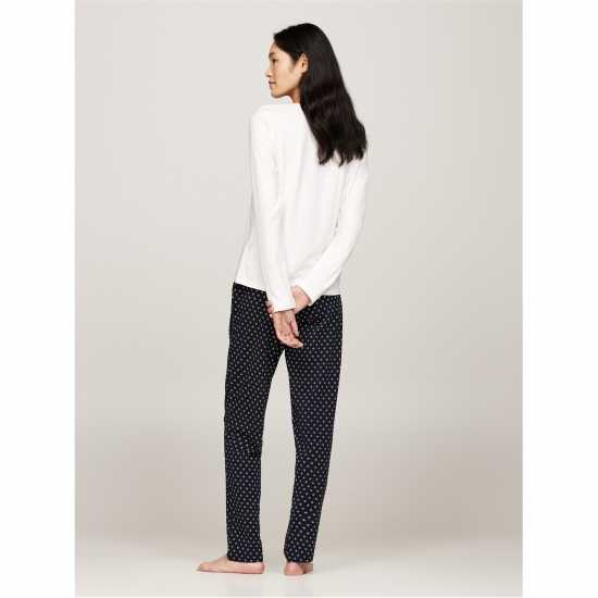 Дамски пижами Tommy Hilfiger Long Sleeved Pyjama Set Tommy Hilfiger Long Sleeved Pyjama Set Дамски пижами