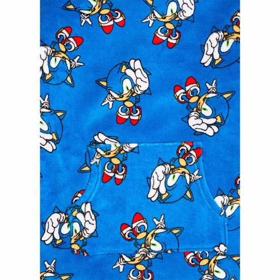 Детско облекло с герои Character Fleece Snuggle Hoodie Juniors Соник Character Fleece Snuggle Hoodie Juniors Соник Детско облекло с герои