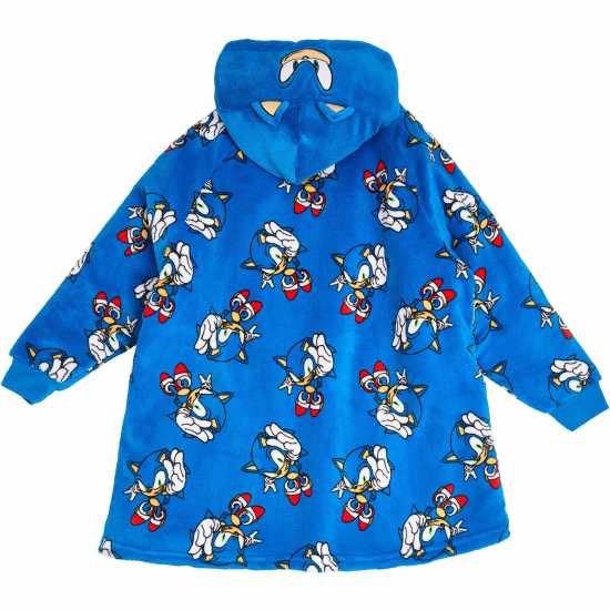 Детско облекло с герои Character Fleece Snuggle Hoodie Juniors Соник Character Fleece Snuggle Hoodie Juniors Соник Детско облекло с герои