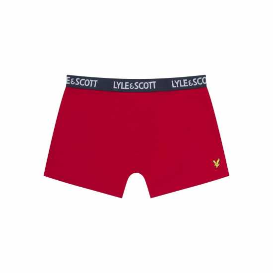 Lyle And Scott Kids' 3-Pack Core Trunks Син/Червен/Бял Lyle And Scott Kids' 3-Pack Core Trunks Син/Червен/Бял