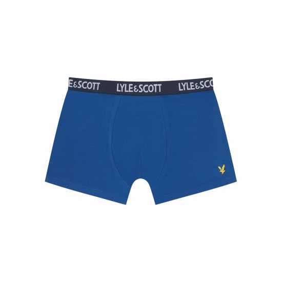 Lyle And Scott Kids' 3-Pack Core Trunks Син/Червен/Бял Lyle And Scott Kids' 3-Pack Core Trunks Син/Червен/Бял