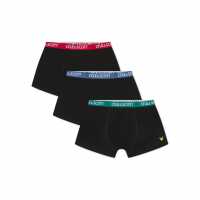Lyle And Scott Kids' 3-Pack Core Trunks Черно/Многоцветно 