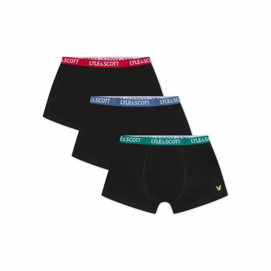 Lyle And Scott Kids' 3-Pack Core Trunks Черно/Многоцветно Lyle And Scott Kids' 3-Pack Core Trunks Черно/Многоцветно
