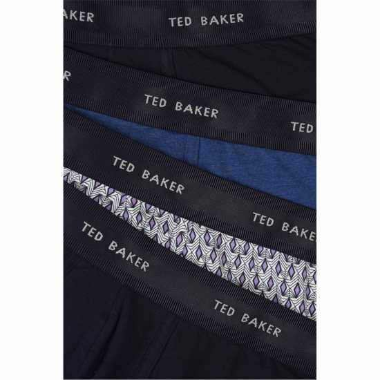 Ted Baker 4Pk Trunk Sn99 Navy/Multi 