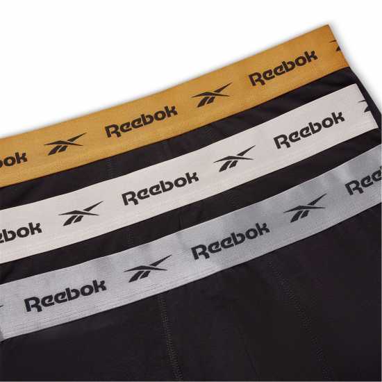 Reebok Mens 3 Pack Trunks Hirst  